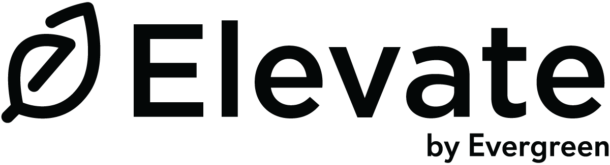 Elevate logo Elevate ByEvergreen Black1200w